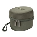 Caseling Hard Case for Howard Leight Impact Sport OD Electric Earmuff - Includes Mesh Pocket for Accessories - Green