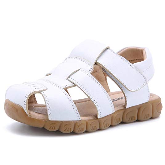 BODATU Sandals for Baby Gilrs Closed-Toe Infant Boys Sandals First Walker Shoes Summer