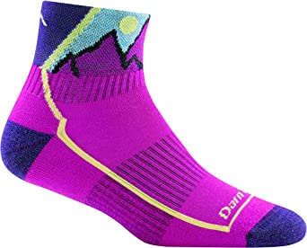 Darn Tough 3016 Hiker Jr. Kids' Unisex Merino Wool 1/4 Sock Height Light Cushion Socks