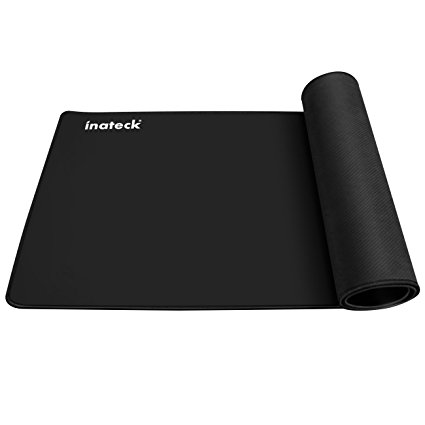 Inateck Gaming Mouse Mat – 900 x 300 x 3 mm, 3 mm thick non-slip rubber base Mouse Mat - Black