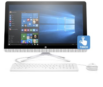 HP 24-g020 23.8" All-In-One Desktop (AMD A8-7410, 8GB RAM, 1 TB HDD, Windows 10 Home)