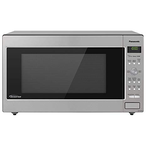 Panasonic Microwave Oven NN-SD945S Stainless Steel Countertop/Built-In with Inverter Technology and Genius Sensor, 2.2 Cu. Ft, 1250W (Certified Refurbished)