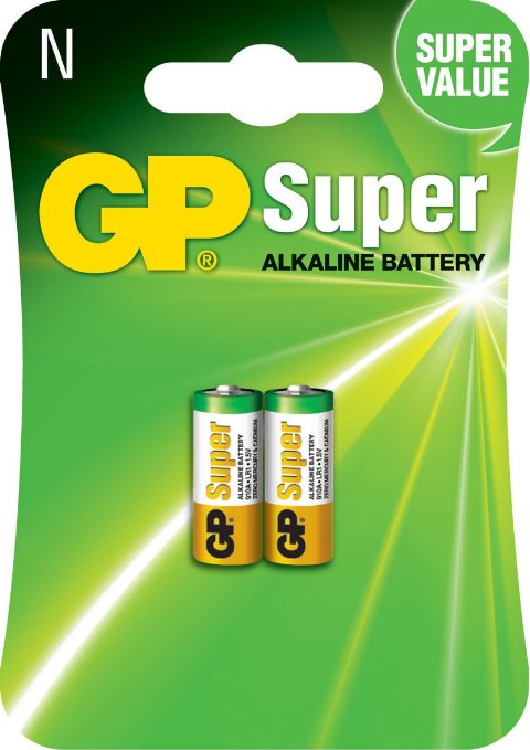 GP Alkaline Battery Lr1 - N 1.5V, 2 Pack