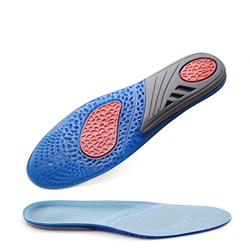 Sport Insoles for Adult Men and Women With Arch Support, Shock Absorbing Feet Pain Relief Shoe Pads (men)