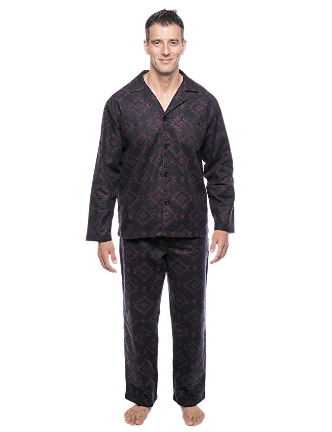 Twin Boat Men's 100% Cotton Flannel Pajama Set