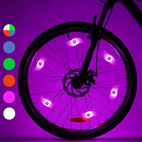 LeBoLike Bike Spoke Lights Cycling Bike Wheel Lights for Bicycle Decoration - Batteries Included