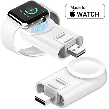 Charger for iWatch, iWatch Charger Compatible with iWatch Portable Wireless Adjustable Magnetic Charger Compatible for iWatch Series 4 3 2 1