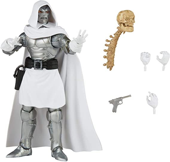 Marvel Hasbro Legends Series 6-inch Collectible Action Dr. Doom Figure and 4 Accessories