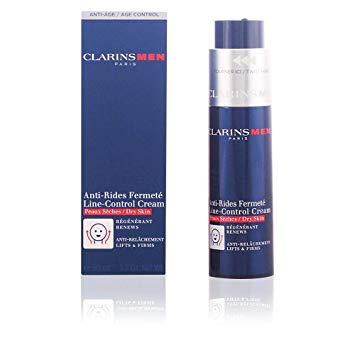 Clarins Men Line-Control Cream for Dry Skin, 1.7 Ounce