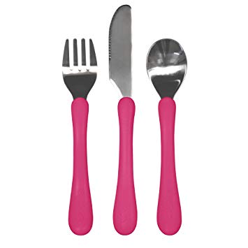 green sprouts Learning Cutlery Set, Pink