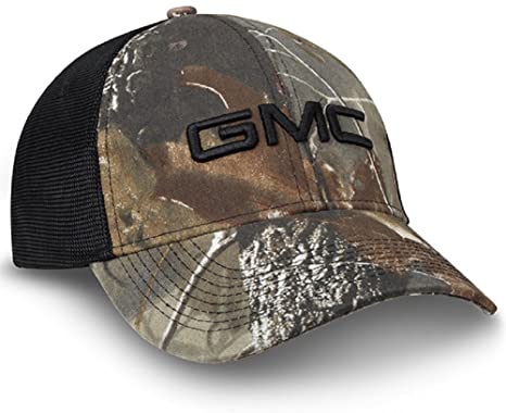 GMC Camo Black Mesh Hat