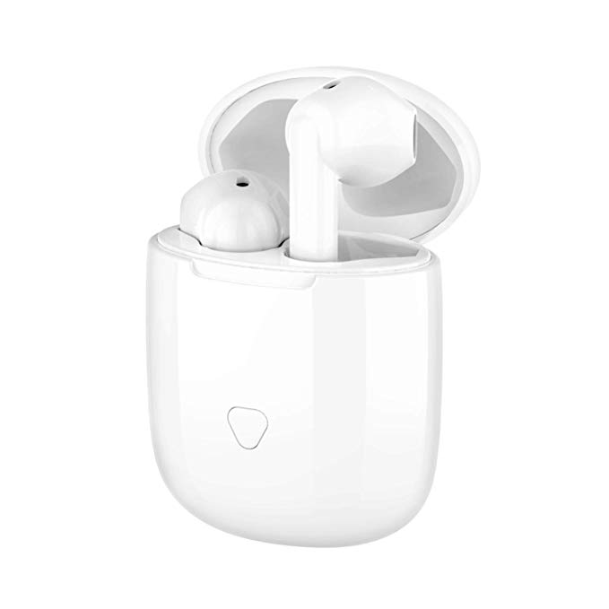 SOUNDPEATS Wireless Earbuds with Charging Case, Bluetooth Headphones Smart Touch Control 30 Hours Playtime, APTX Audio CVC Noise Cancellation Built-in Mic, Bluetooth 5.0 TWS Earphones One Step Pairing