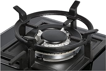 K&H Gas Cooktop Black Cast Iron Wok Support Ring