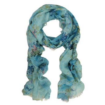 TrendsBlue Premium Soft Viscose Flower Print Scarf - Different Colors Available