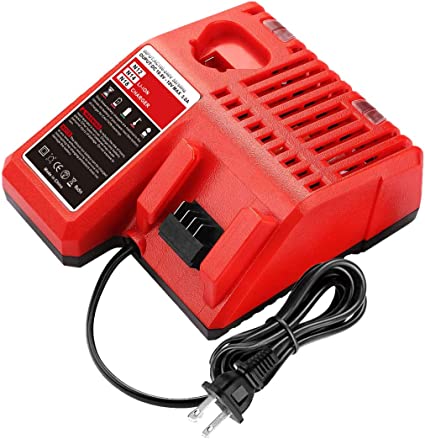 Eagglew Multi Voltage XC Lithium Ion Charger for Milwaukee 12V-18V 48-11-2420 48-11-2440 48-11-1820 48-11-1840 48-11-1850 48-11-2401 48-11-1890