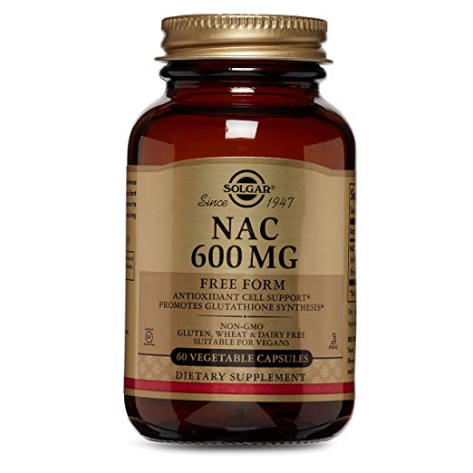 Solgar – NAC 600 mg, 60 Vegetable Capsules