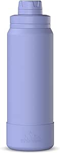 Hydrapeak 26oz Sport Insulated Water Bottle with Chug Lid, Leak & Spill Proof, Keeps Drinks Cold for 24 Hours, Hot for 12 Hours, Premium Stainless Steel Water Bottles (26oz, Periwinkle)