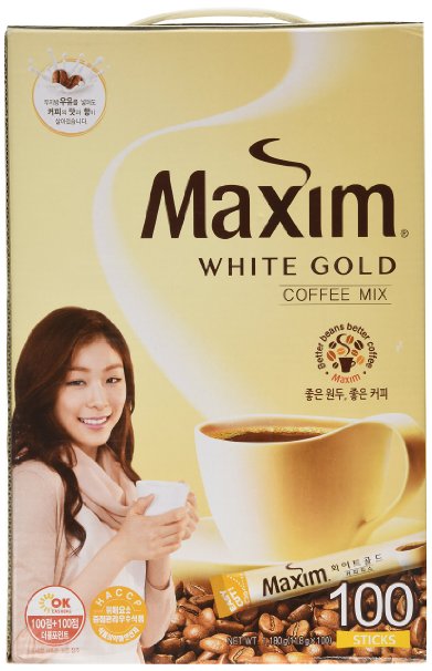 Maxim White Gold Instant Coffee - 100pks