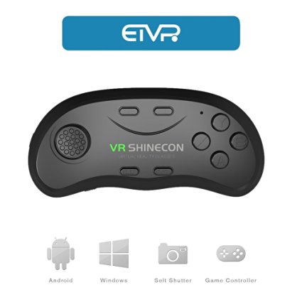 ETVR Wireless Mobile Bluetooth Remote Controller for VR Headset Smart Phones, Tablets