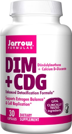 Jarrow Formulas Dim Plus CDG, Supports Estrogen Balance & Healthy Cell Replication, 30 Veggie Caps