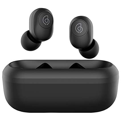 Bluetooth 5.0 Wireless Earbuds,Jeabo GT2 Build in Cable with Portable Charging Case，Multifunction Button Control,Excellent Sound Quality, 15 Hours Playing Time