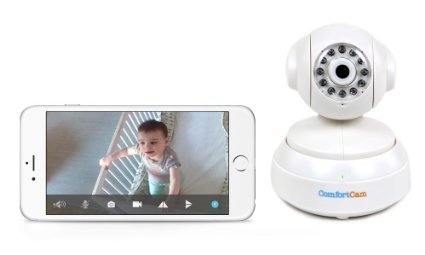 ComfortCam Pro HD Baby Monitor - Remote Viewing Baby Camera via WiFi, Secure Stream to your Device (iPhone or Android), Stay Connected to Your Baby by ComfortCam