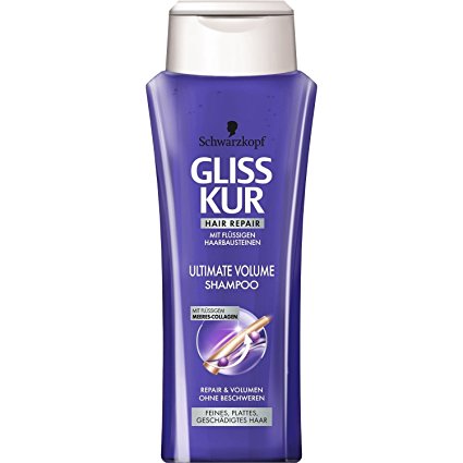 Gliss Kur Ultimate Volume Shampoo with Liquid Sea Collagen 250ml