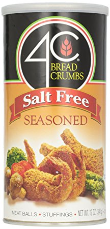 4C No Salt Seasoned Bread Crumbs, 12 oz (Pack of 1)