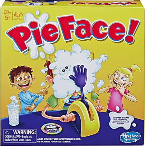 Pie Face Game Whipped Cream Family Game Kids Ages 5 and Up