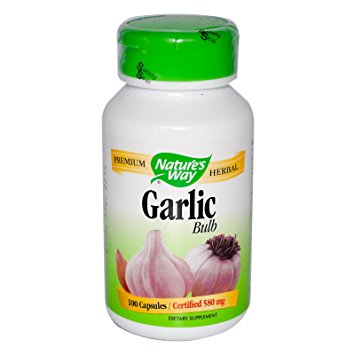 Nature's Way - Garlic Cloves, 580 mg, 100 capsules [Health and Beauty]