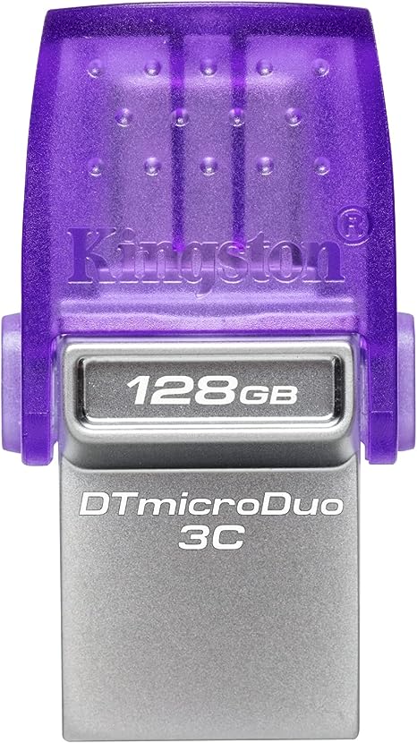 Kingston DataTraveler MicroDuo 3C 128GB USB 3.2 Flash Drive