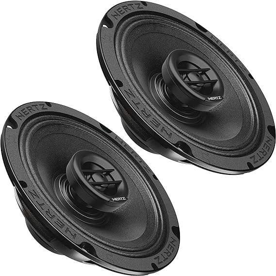 HERTZ SPL Show Series SX-165-NEO 6.5" Two-Way SPL Coaxial Speakers with Neo Magnets and UV/Waterproofing