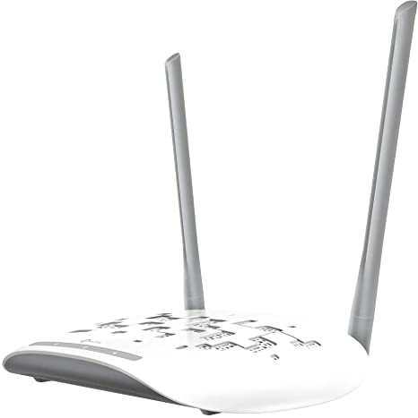 TP-Link WiFi Access Point, N300 Wireless Bridge, 2.4Ghz 300Mbps, Supports Multi-SSID/Client/Bridge/Range Extender, 2 Fixed Antennas, Passive PoE Injector Included(TL-WA801N),White