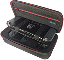 Liboer Hard Carrying Case Travel Bag with Handle for Nintendo Switch Console and Accessories BN30 (Console, Charger and Joycon not Included)