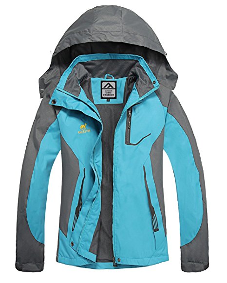 Waterproof Jacket Raincoat Women Sportswear-GIVBRO Outdoor Hooded Softshell Camping Hiking Mountaineer Travel Jackets