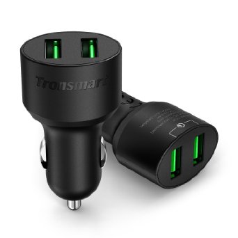 Qualcomm authenticated 36W USB Car Charger Quick Charge 30 ultra-fast charging corresponding USB charger car charger 2USB port iPhone  iPad  iPod  Xperia  Galaxy  Nexus other correspondence