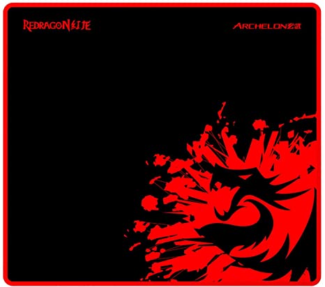 Redragon P001 ARCHELON Gaming Mouse Pad, Stitched Edges, Waterproof, Ultra Thick Silky Smooth 12.99 x 10.24 x 0.2 inches (Large-Size)