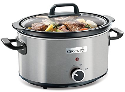 Crock Pot 3.5L Brushed Stainless Steel Slow Cooker 220/240 volt 50HZ (Will not work in USA)