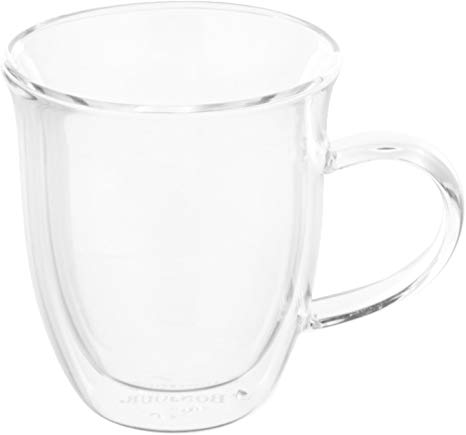 BonJour 51283 Espresso Cups, 6-Ounce, Glass