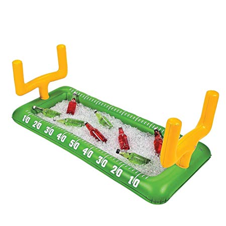Football Field Goal Post Inflatable Buffet Snack Bar Cooler - Tailgate & Home Party Supplies