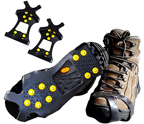 Limm Pro Traction Cleats For Ice and Snow – Quickly And Easily Grips Over Footwear – Portable – Sizes: S/M/L/XL