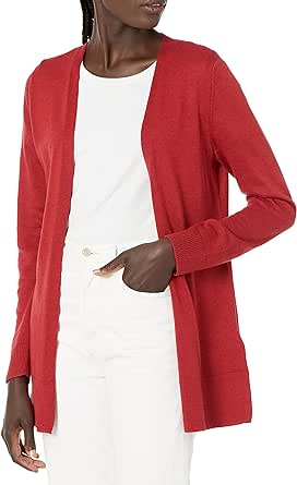 Amazon Essentials Women's Lightweight Open-Front Cardigan Sweater