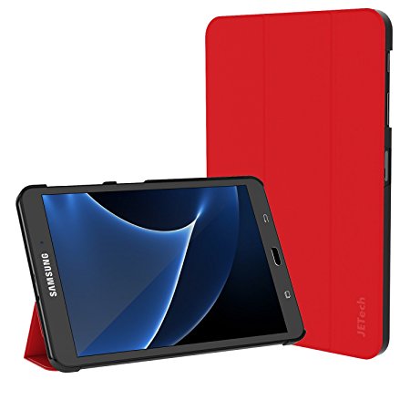 Galaxy Tab A 10.1 Case, JETech Slim-Fit Case Cover for Samsung Galaxy Tab A 10.1" (SM-T580 / T585) 2016 Release with Auto Sleep / Wake (Red)