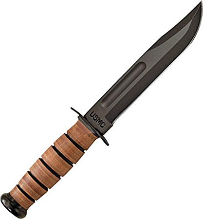 KA-BAR Full Size US Marine Corps  Fighting Knife, Straight