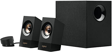 Logitech Z533 2.1 Multimedia Speaker System with Subwoofer, Powerful Sound, 120 Watts Peak Power, Booming Bass, 3.5mm Audio and RCA Inputs, UK Plug, PC/PS4/Xbox/TV/Smartphone/Tablet/Music Player