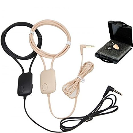 New Micro Small Invisible Spy Earpiece Wireless Neckloop Covert Small Hidden Bug for Private Communication