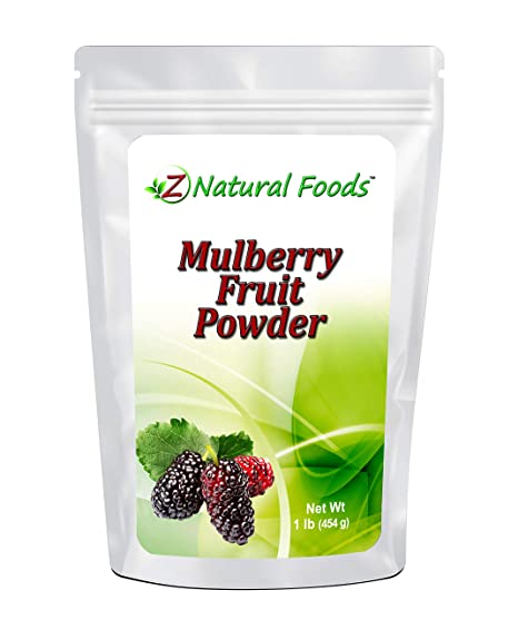 Mulberry Fruit Powder - 1 lb - Amazing Superfood Berry For Smoothies, Tea, Juice, Baked Goods, & Recipes - Raw, Vegan, Non GMO, Gluten Free, & Kosher