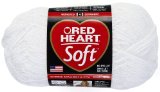 Red Heart E7284600 Soft Yarn White