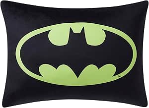 Northwest Kids Reversible Pillow (w/Removeable Shell), 20 in x 30 in, Batman Signal