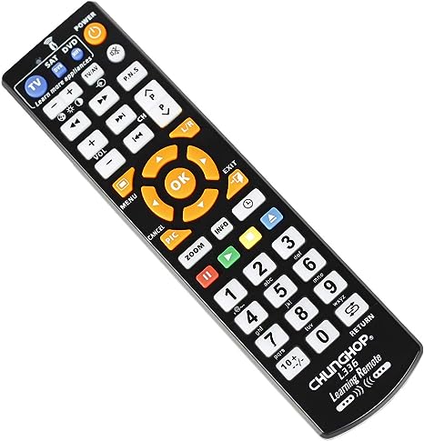 Universal IR Learning Remote Control for Smart TV VCR CBL DVD SAT STR-TV CD VCD HI-FI 3 in 1 Programmable Controller L336 with Learn Function